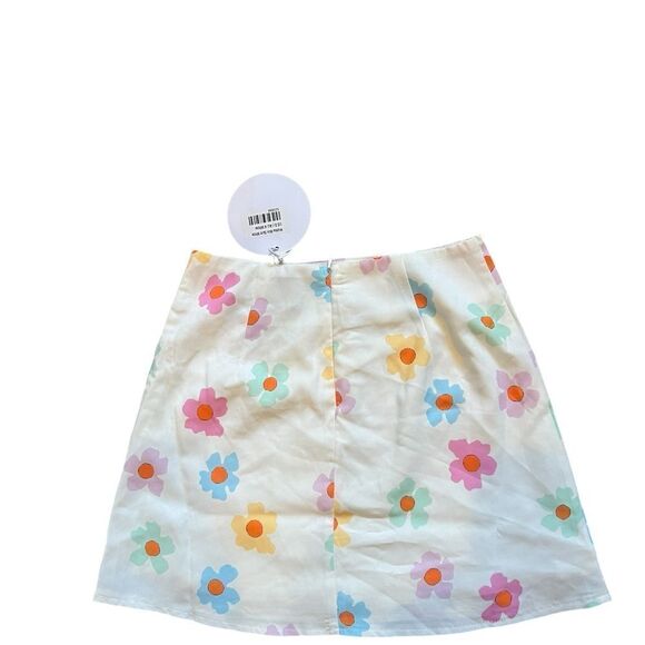 Princess Polly Mishnah Mini Skirt BNWT Non Smoking Floral Lined 0 - Picture 4 of 13